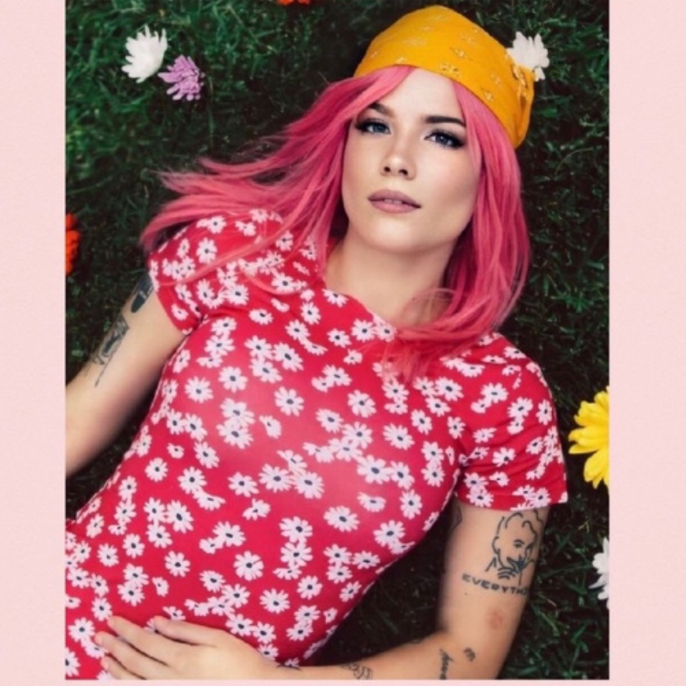 Reformation Red Inga Dress Oopsie Daisy